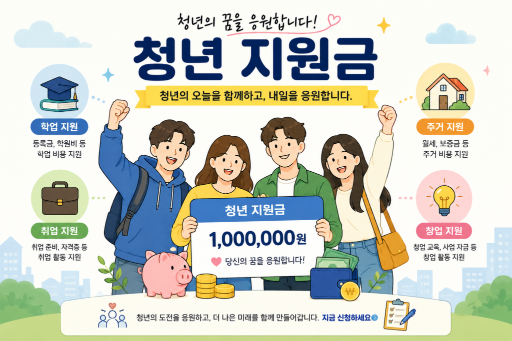 2026 경기청년기본소득 총정리! 만 24세라면 최대 100만 원