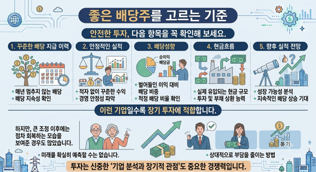 배당주 추천 2026 TOP10! 지금 장기 투자하기 좋은 국내 배당주 총정리